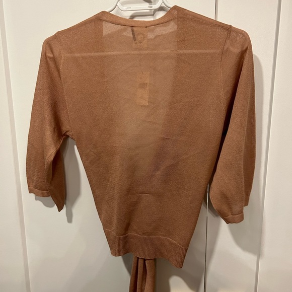 NWT ANTHROPOLOGIE AKEMI & KIM Sheer Sweater One Size Nude Colour - Picture 4 of 4